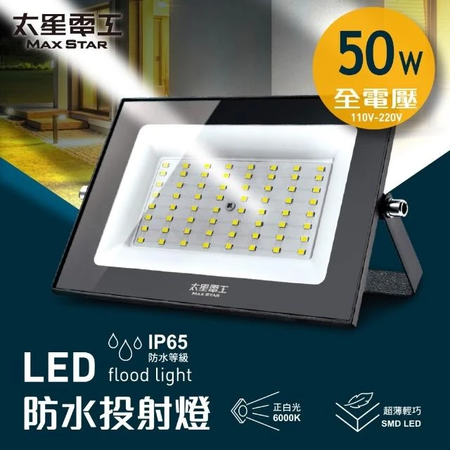 [太星]LED防水投射燈-全電壓/30W、50W、100W、150W、200W