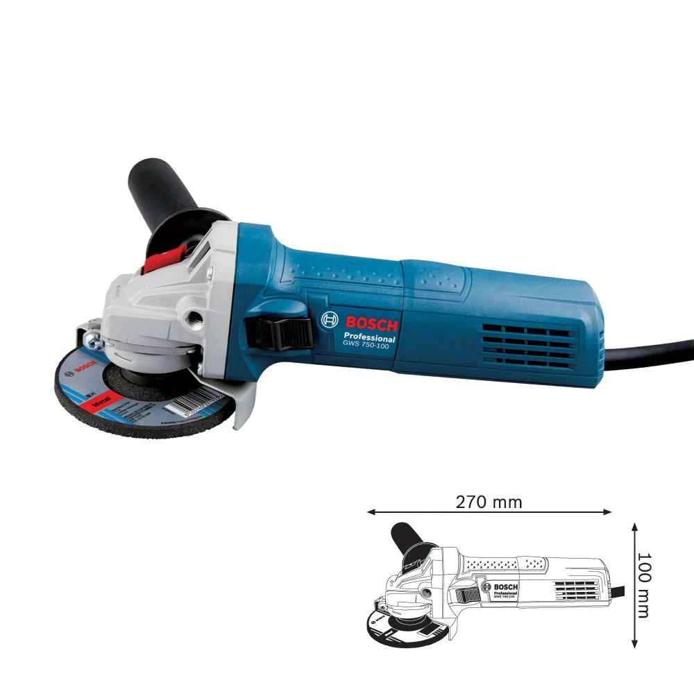 [BOSCH]電動砂輪機-4吋 GWS 750-100