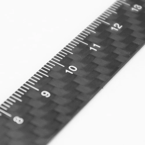 [Carbon]CBC定規15cm/兩側目盛
