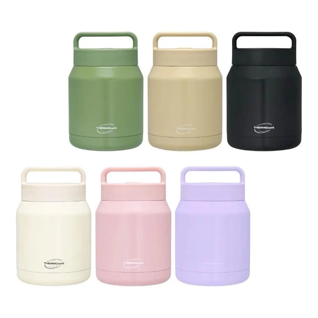 [THERMOS]cafe凱菲 不銹鋼真空保溫食物罐 /650ml