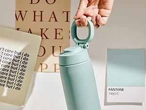 [THERMOS]不鏽鋼勾勾環真空保溫杯 / 750ml