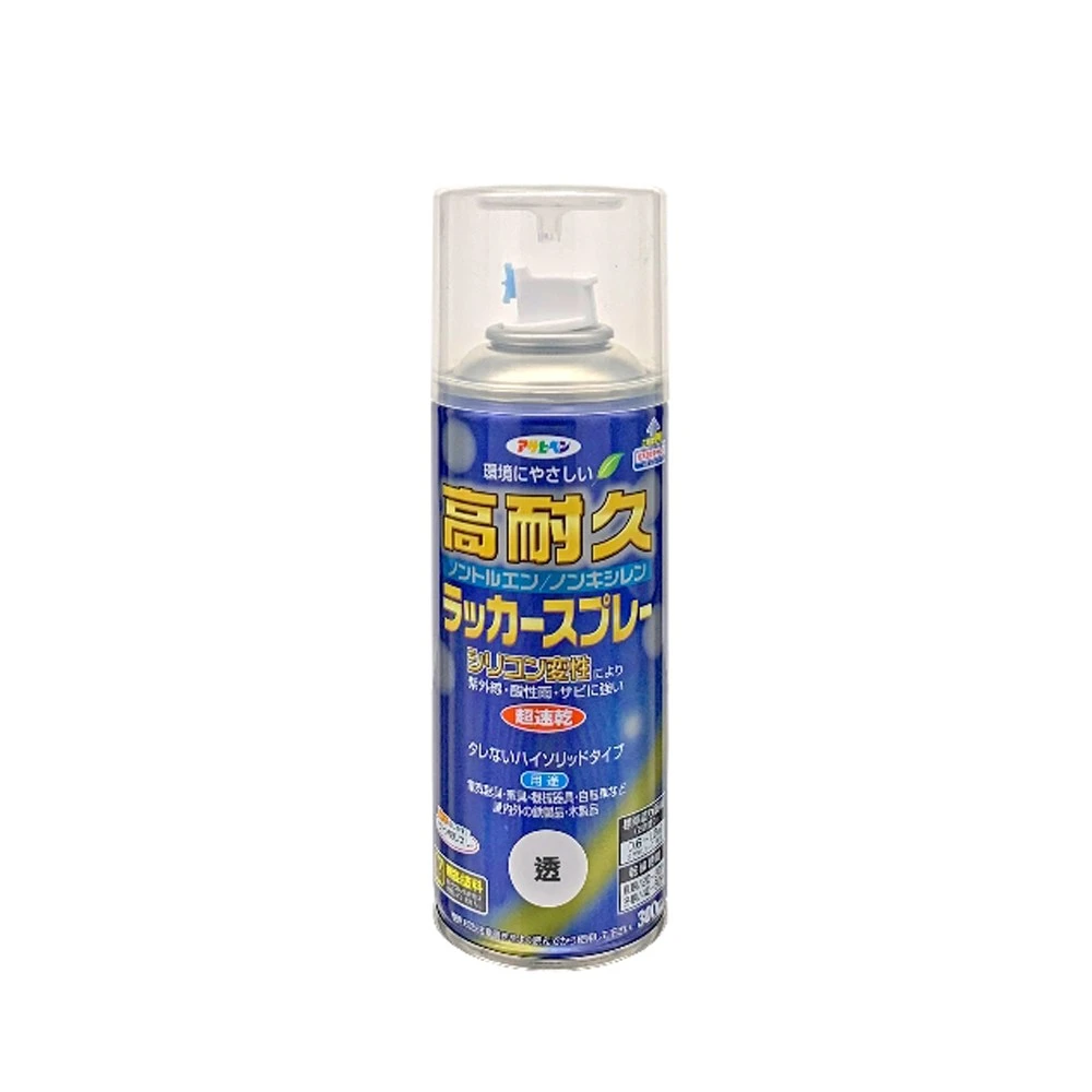 [Asahipen] 高耐久無鉛苯防鏽噴漆 透明 300ml