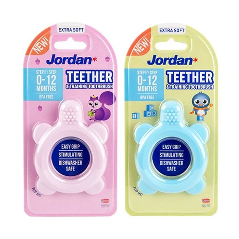 [Jordan]嬰幼兒固齒器(0~12個月) 顏色隨機