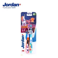[Jordan]兒童牙刷(6~9歲)超值包(2入) 顏色隨機