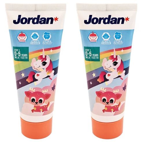 [Jordan]兒童牙膏0-5歲(荔枝口味)(75g)