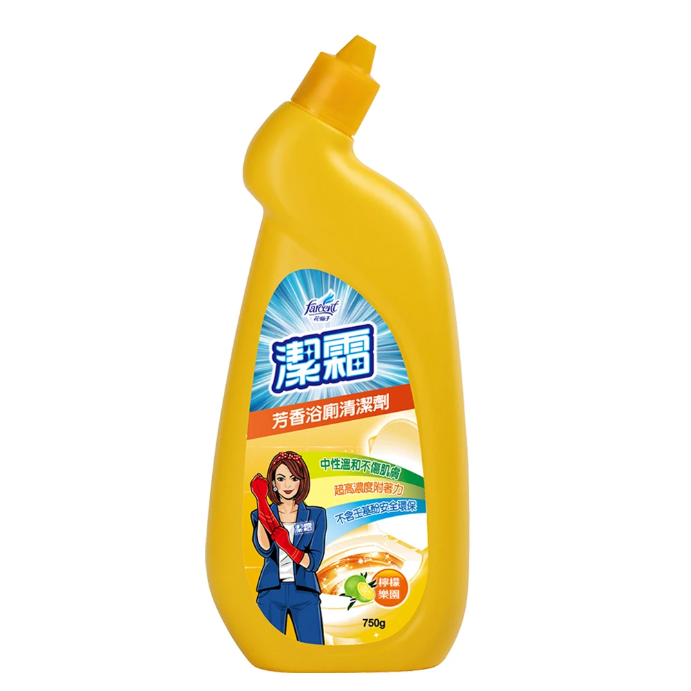 [潔霜] 芳香浴廁清潔劑 750g-檸檬樂園、綠茶馨香、清新皂香