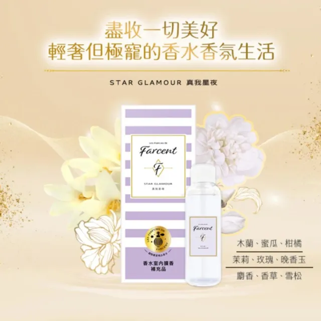 [Farcent香水]室內擴香-小蒼蘭英國梨、鼠尾草海鹽、真我星空、同名花語 120ml
