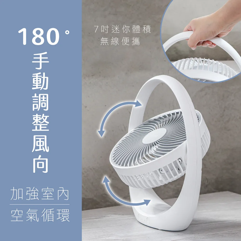 [KINYO]USB靜音充電風扇 UF-8645