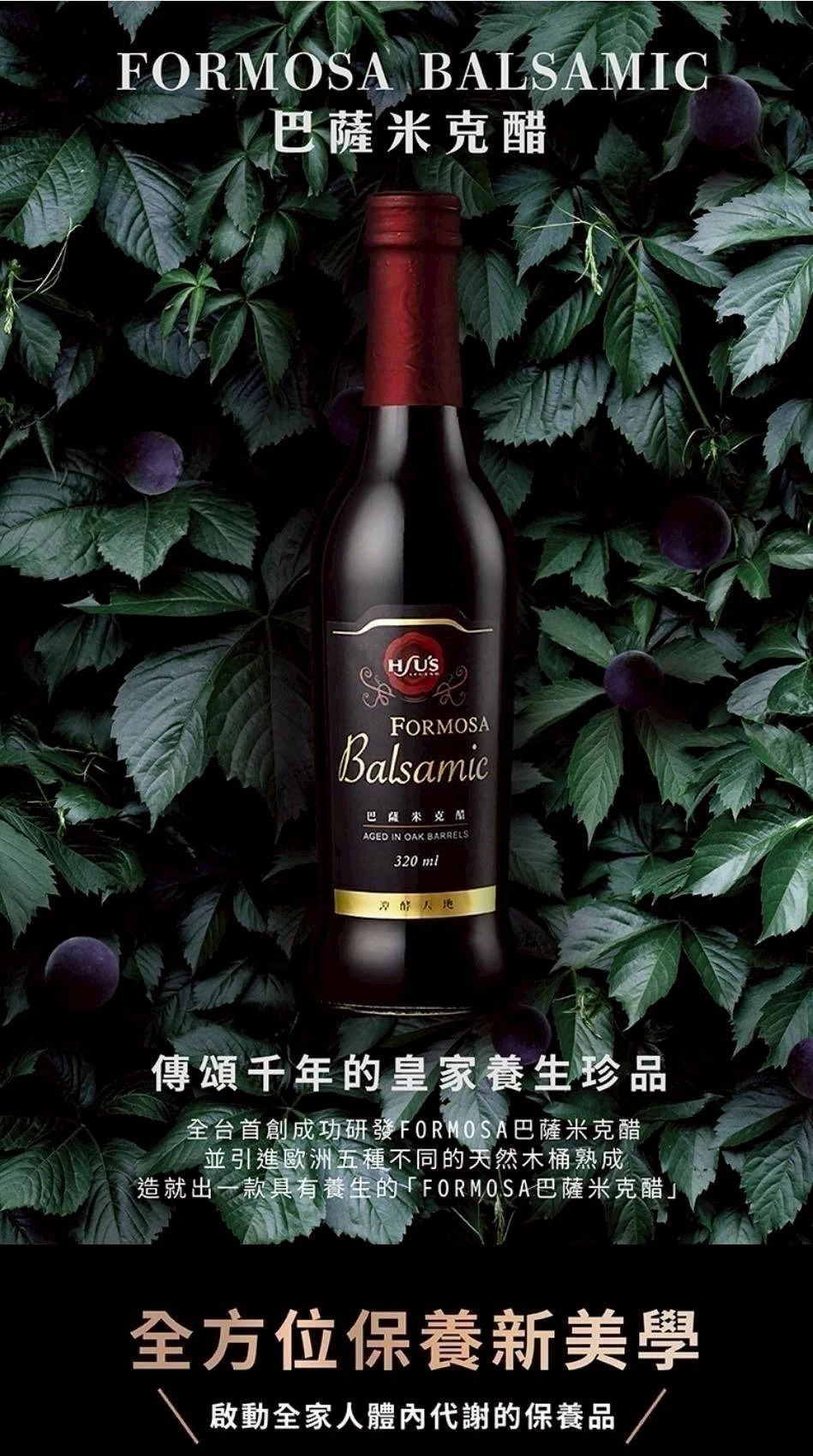潭酵天地 Formosa巴薩米克醋禮盒組/箱購組免運特惠