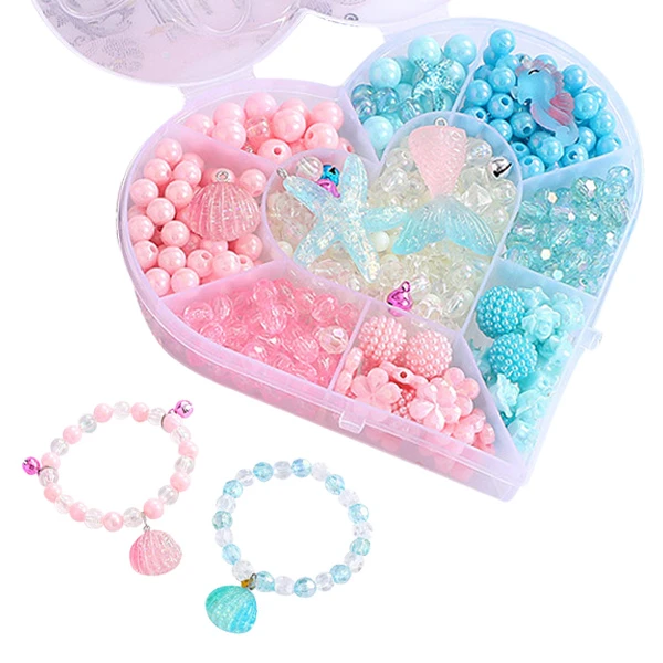 DIY手作玩具 兒童串珠 項鍊 手環益智玩具 公主配件盒【BD8188】JoyBaby