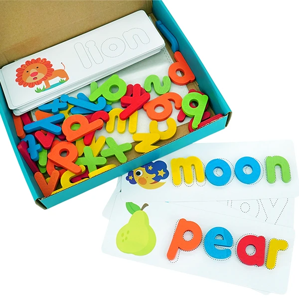益智玩具 英文拼字 字母書寫早教學習組 拼圖 字卡【MUQ2344A】JoyBaby