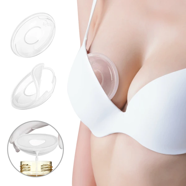 檢驗合格手動母乳矽膠集乳器+防溢乳墊 吸奶器溢漏奶接奶器2入盒裝【QG0115】JoyBaby