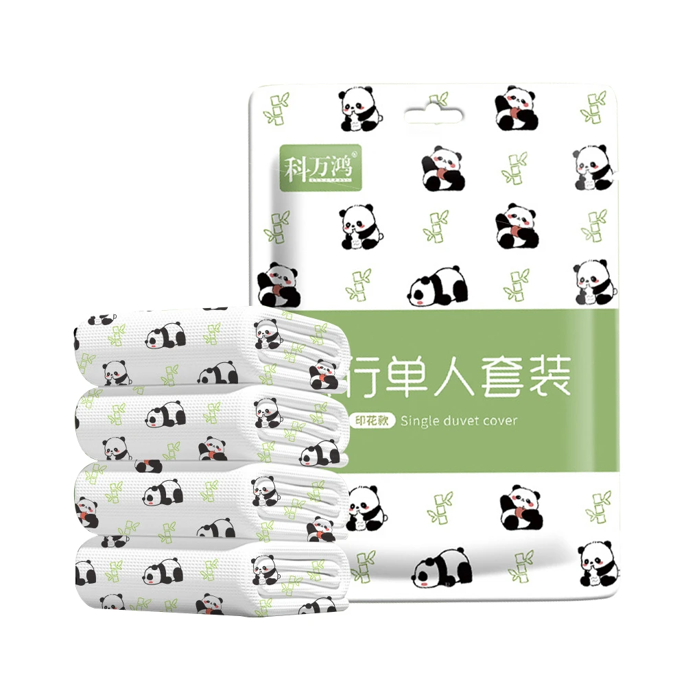 一次性床單 旅行拋棄式床包組 四層加厚裸睡款 床單 被套 枕頭套【FG523】JoyBaby