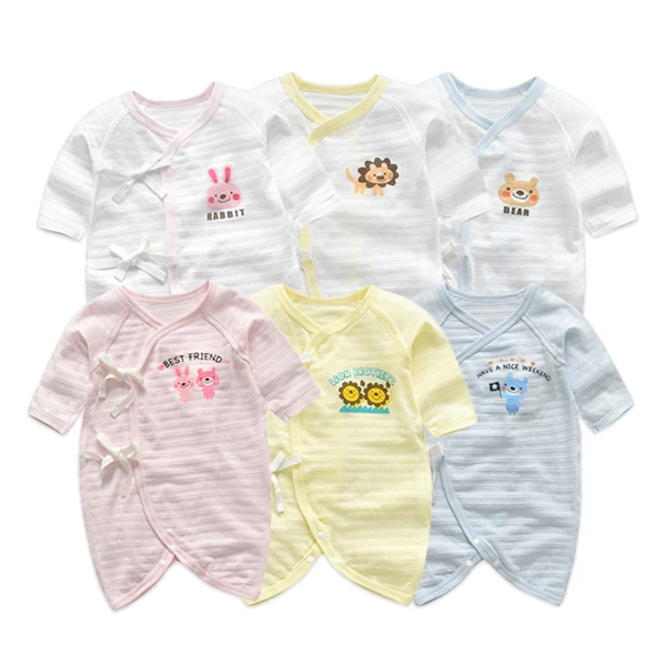 蝴蝶衣連身衣新生兒竹節棉嬰兒睡衣日本暢銷【BC0213】JoyBaby
