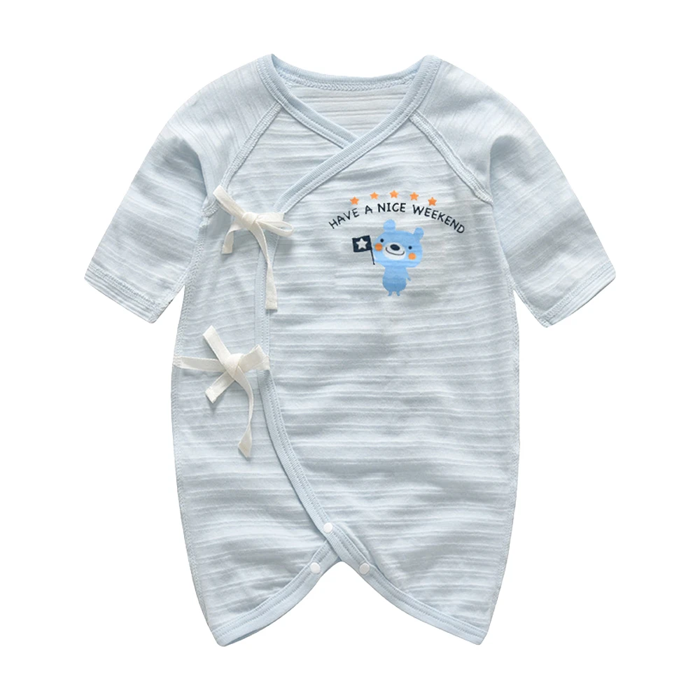 蝴蝶衣連身衣新生兒竹節棉嬰兒睡衣日本暢銷【BC0213】JoyBaby