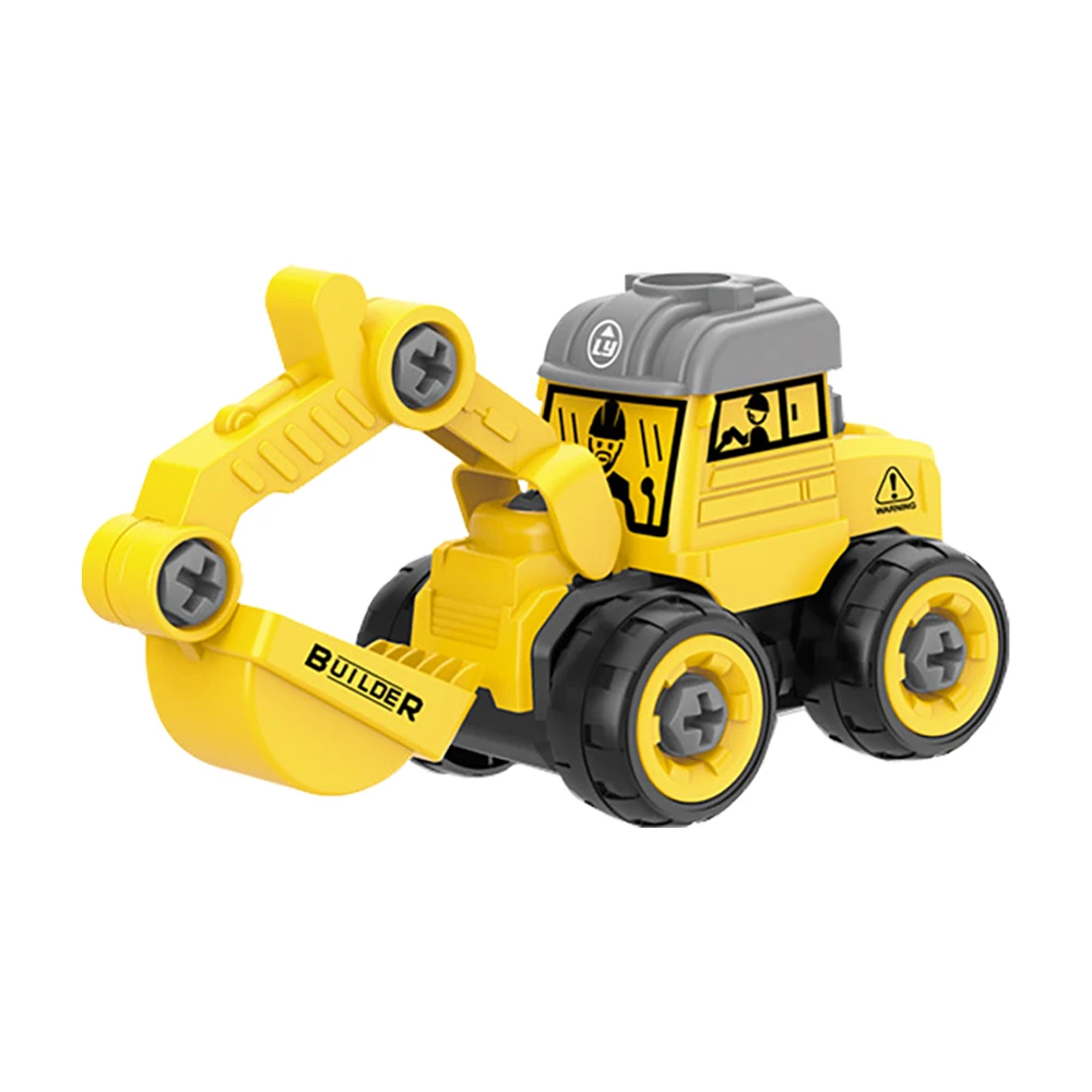 DIY拆裝玩具車 可拆卸擰螺絲益智玩具 耐摔工程車 拆裝車玩具 【PT0113】JoyBaby
