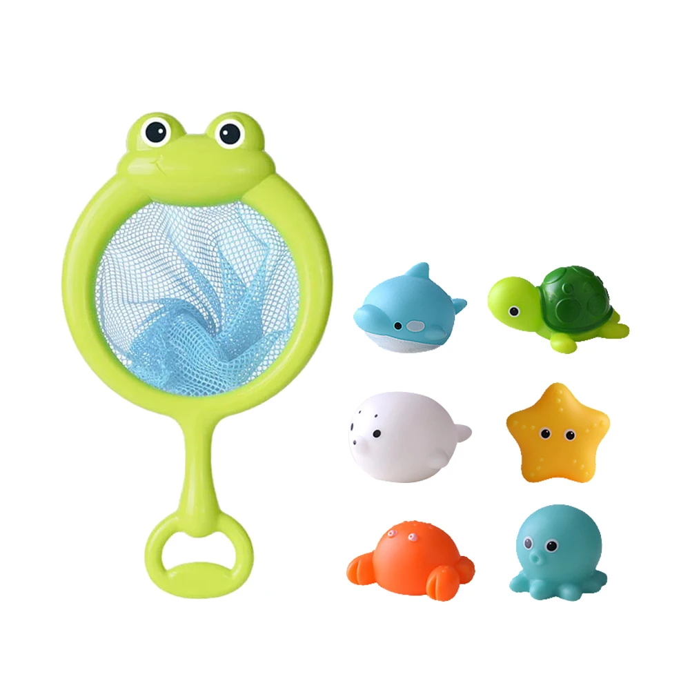 撈魚遊戲 洗澡玩具 撈魚玩具 戲水玩具 泡澡玩具 軟膠漂浮玩具【KON8242】JoyBaby