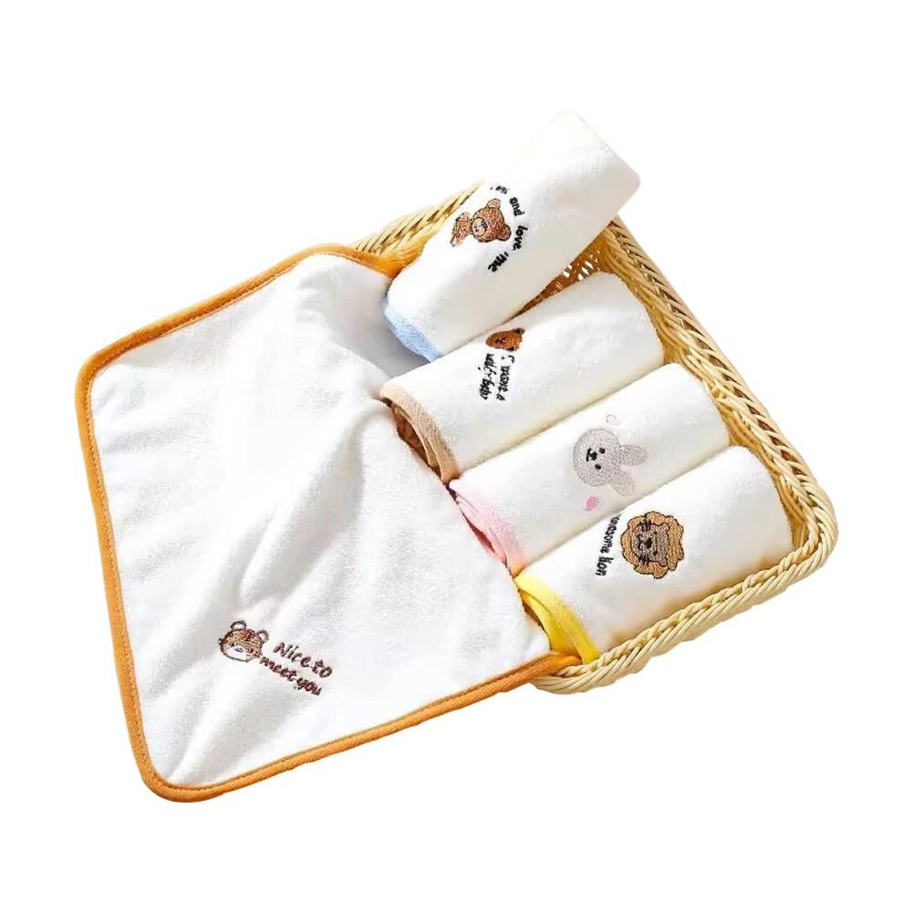 素色吸水方巾 可掛式學校抹布 口水巾 擦手巾 小毛巾【HY1016】JoyBaby
