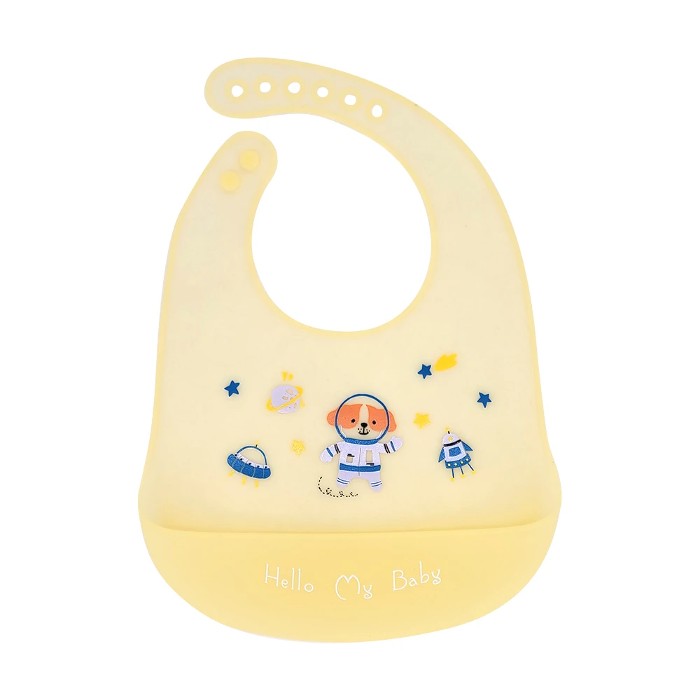 MuslinTree 防水圍兜 嬰兒圍兜 立體圍兜 果凍圍兜 拉扯不易斷【MT2307】JoyBaby