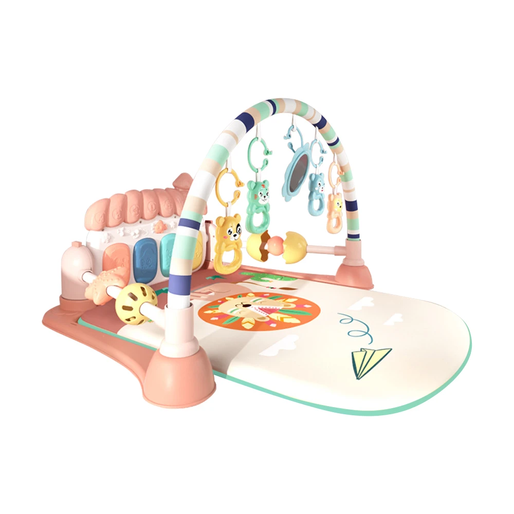 嬰兒健力架  寶寶健身架 踢踢琴 遊戲墊 多功能安撫玩具【CY80142】JoyBaby