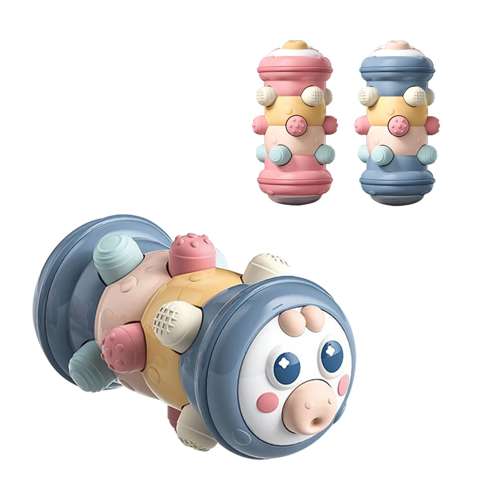 萌趣滾筒毛毛蟲 學爬玩具 手指鍛練 沙鈴 搖鈴 爬行玩具【RYB03】JoyBaby