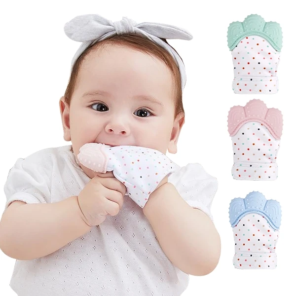 嬰兒矽膠手套 寶寶磨牙拳套一隻入【B9355】JoyBaby