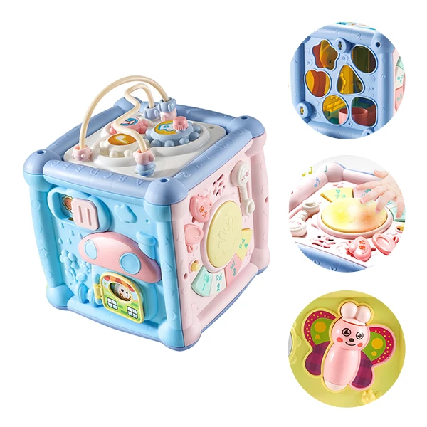 六面盒 安撫音樂燈光玩具 手敲琴六面屋【BEL8612】 JoyBaby