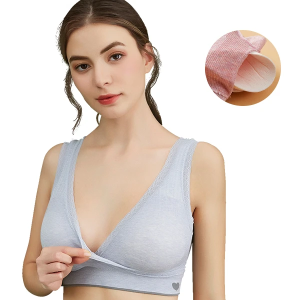 無鋼圈交叉睡眠內衣 瑜珈內衣 哺乳內衣【BF91123】JoyBaby