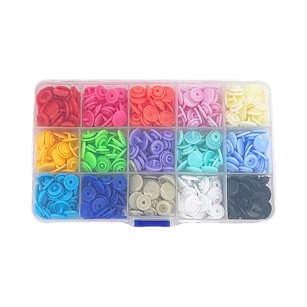 T5四合扣15色150套+手壓式打扣機 安裝工具 彩色塑膠樹脂紐扣【TT005】JoyBaby