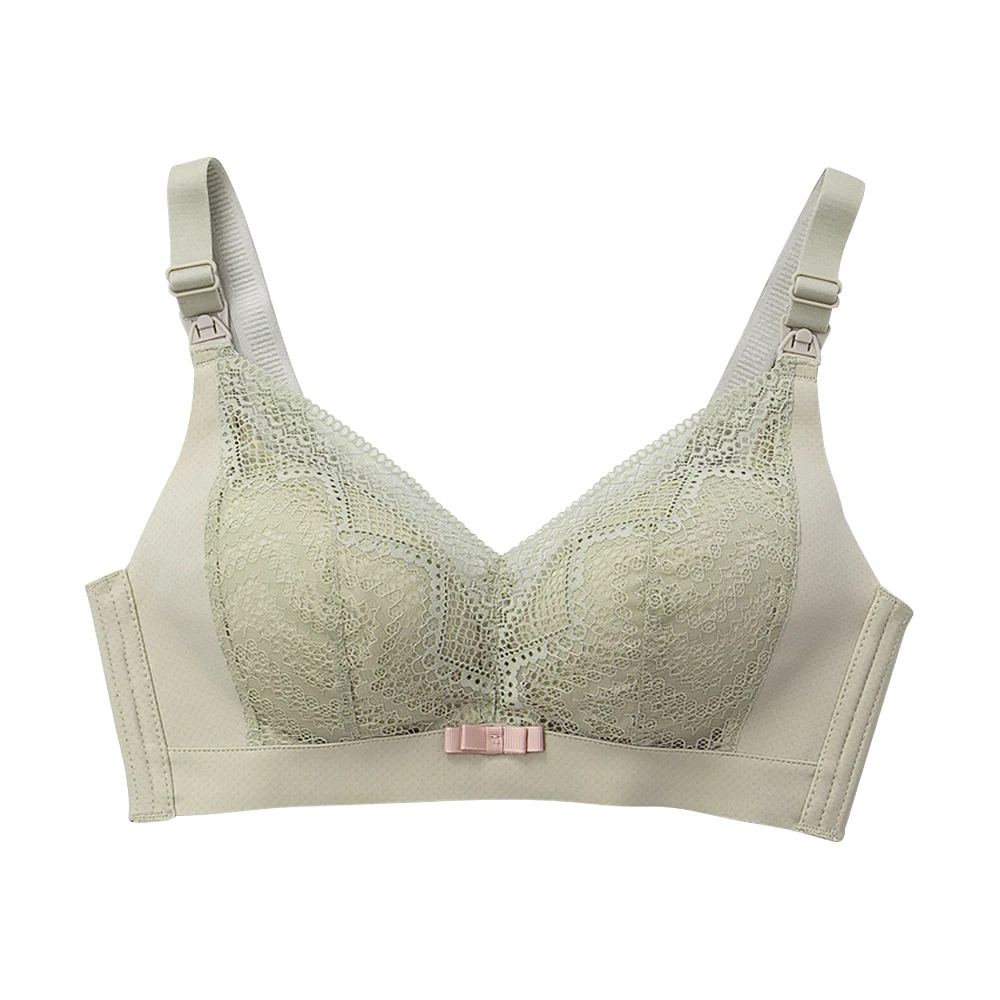 深V蕾絲內衣 寬邊哺乳內衣 日系內衣 無鋼圈前開扣集中深V【BF91128】JoyBaby