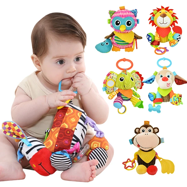 sozzy嬰兒安撫玩具 寶寶安撫玩偶 嬰兒床掛 車掛 牙膠玩具【SY2021】JoyBaby