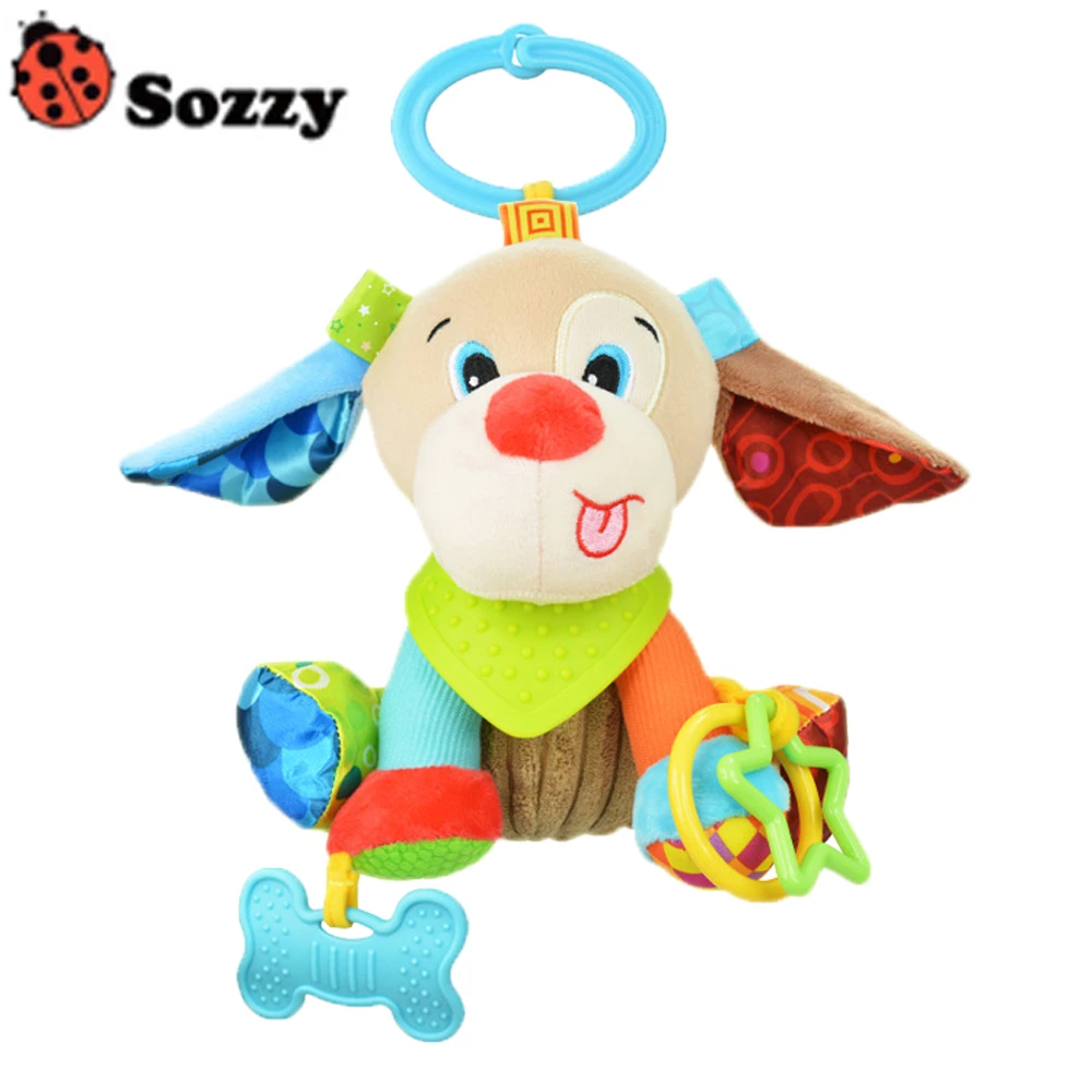sozzy嬰兒安撫玩具 寶寶安撫玩偶 嬰兒床掛 車掛 牙膠玩具【SY2021】JoyBaby