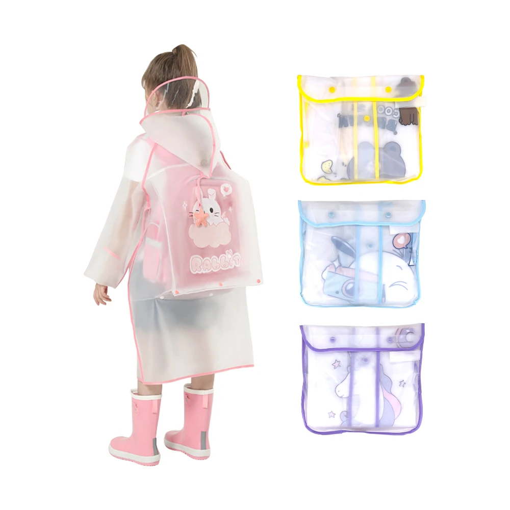 兒童雨衣 立體造型加大帽簷加大書包位 幼兒園雨衣【RH7662】JoyBaby
