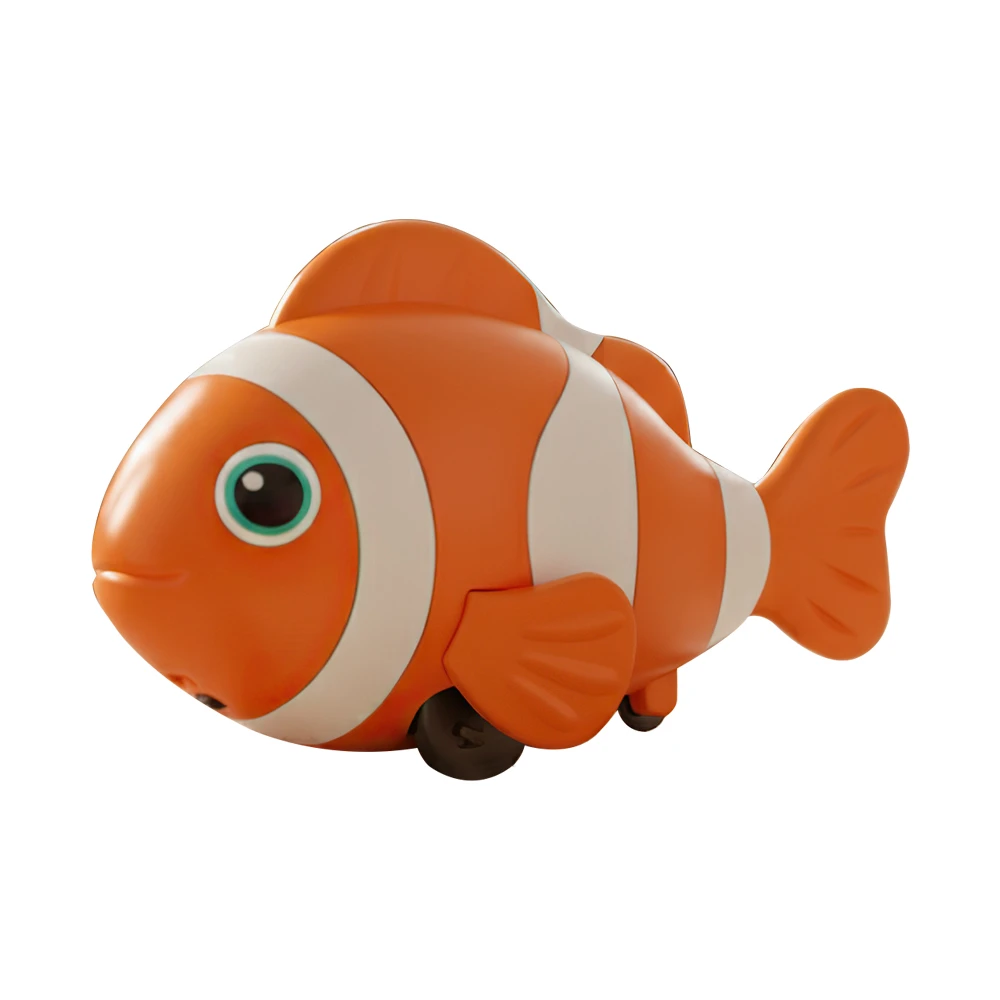 電動感應小丑魚 爬行玩具 學爬啟蒙玩具 自動避障 充電款 音效益智 互動玩具【BEL1768】JoyBaby