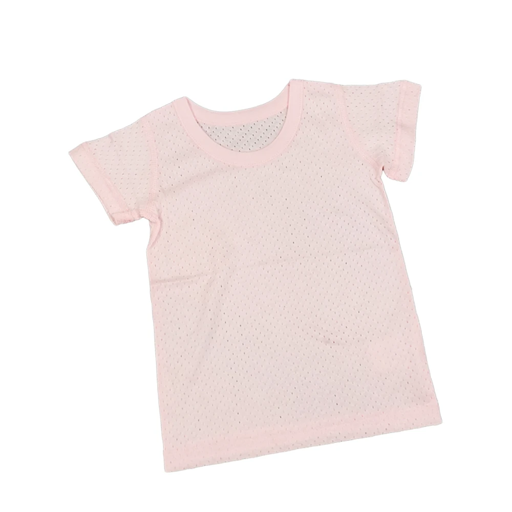 短袖上衣 嬰兒純棉網眼洞洞衣速乾汗衫【HCF85138】JoyBaby