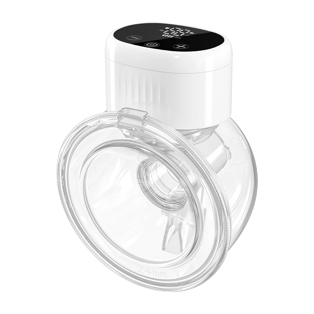 智能電動吸乳器 低音降噪款擠乳器 穿戴式吸奶器 免持擠奶器 4種模式 12檔調節【TLE84195】JoyBaby