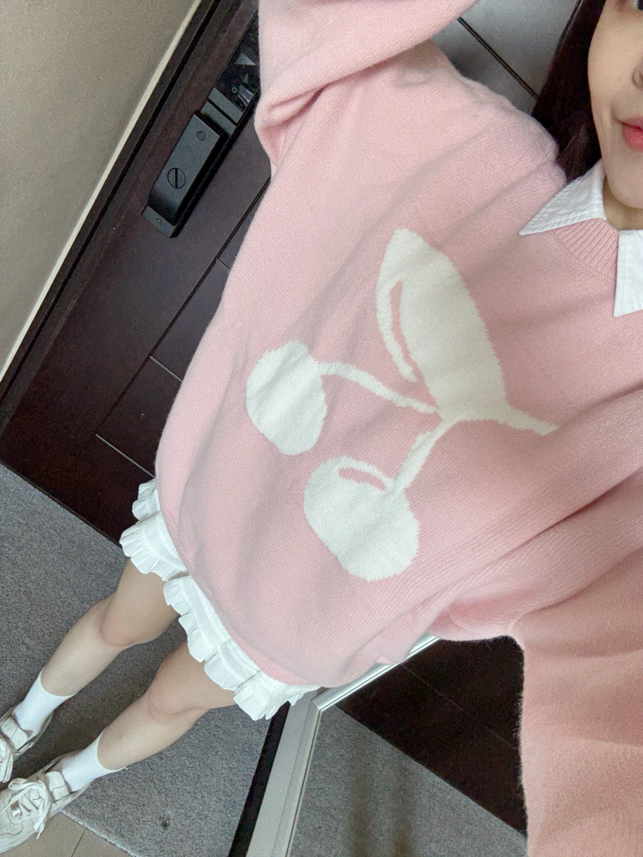 SH手繪櫻桃🍒毛衣