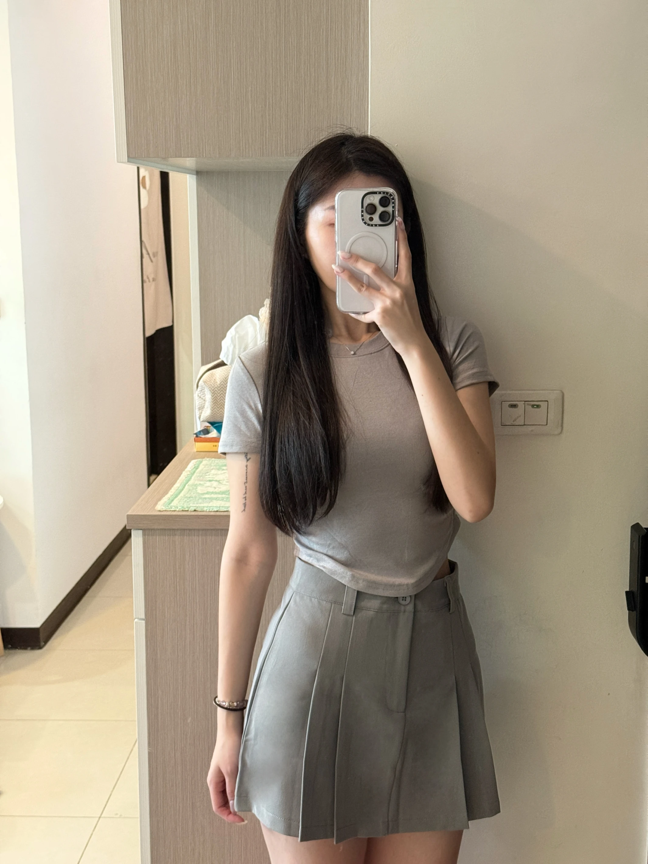 SH自訂春版百褶裙(偏大)