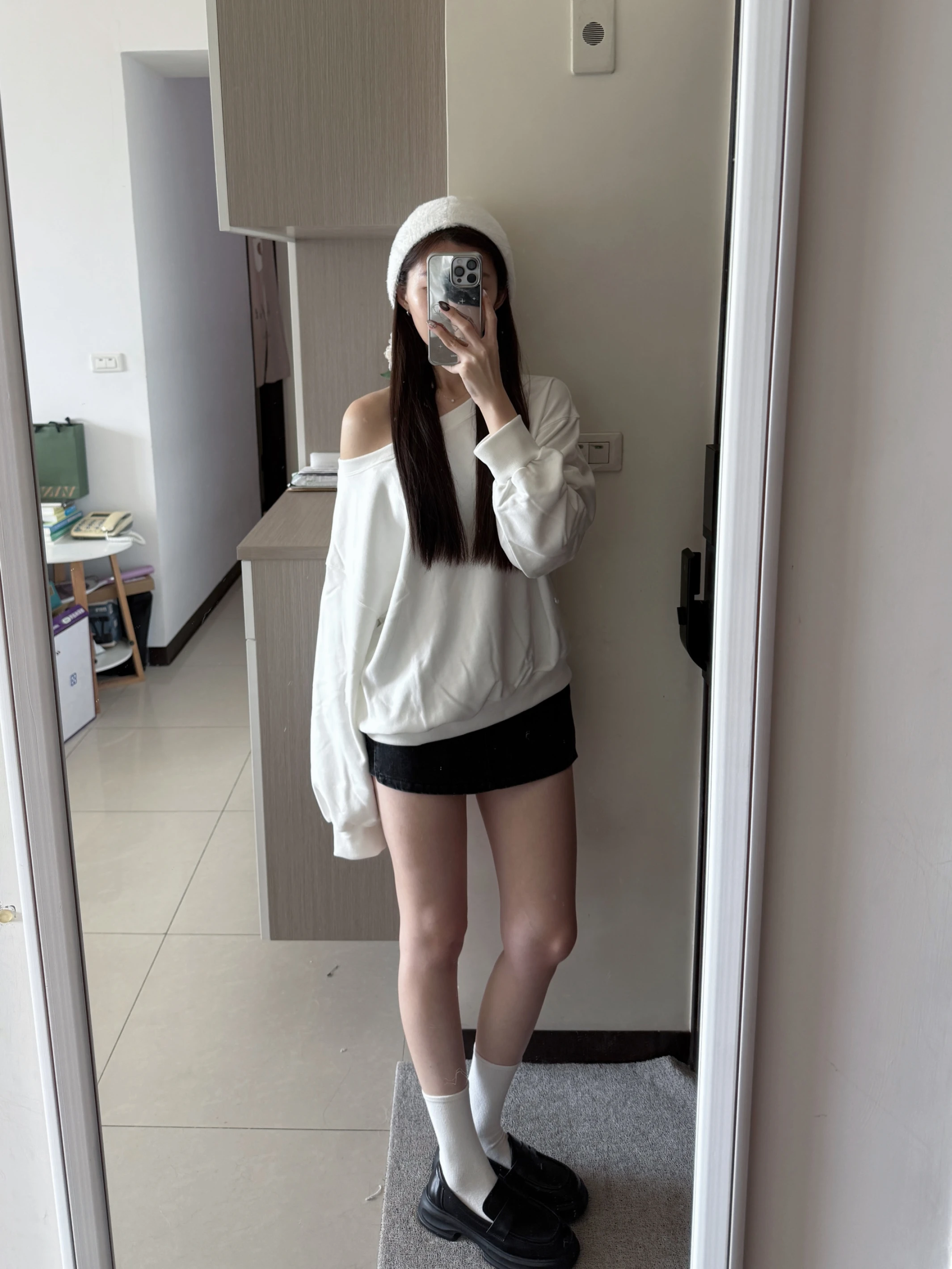 SH自訂斜肩大學踢