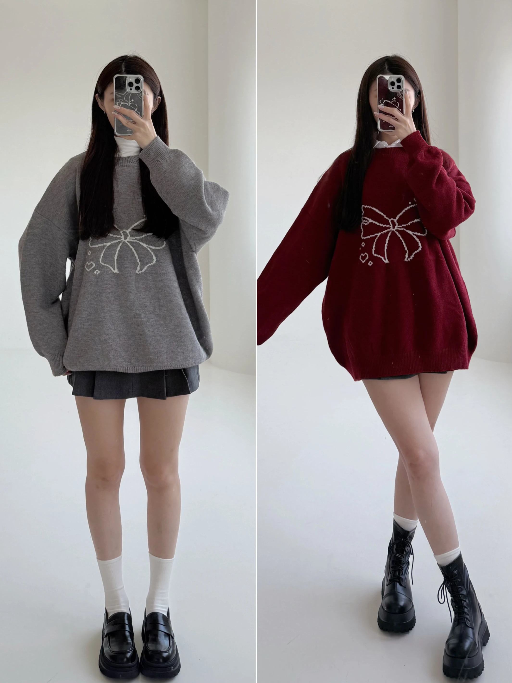 SH手繪蝴蝶結🎀毛衣