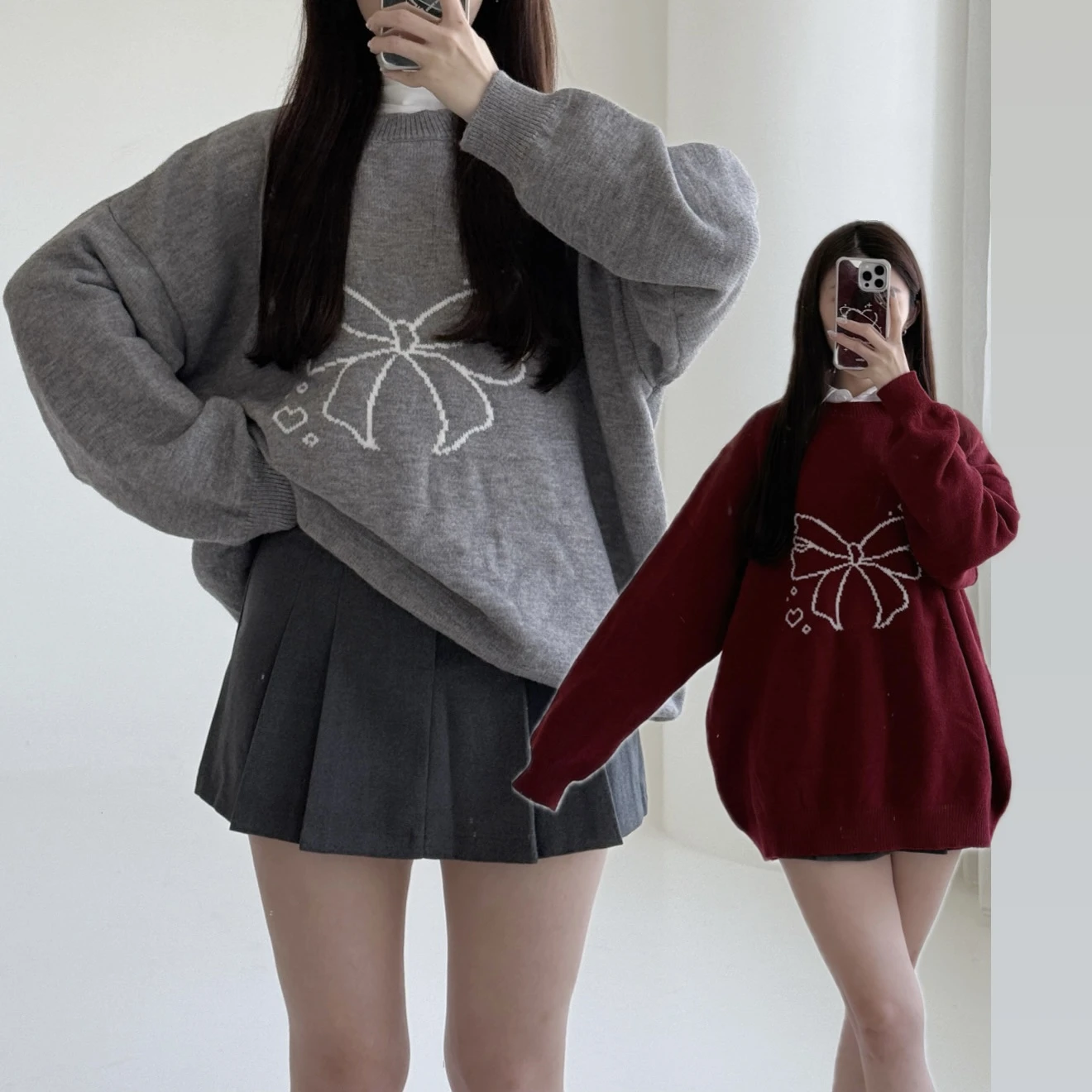 SH手繪蝴蝶結🎀毛衣