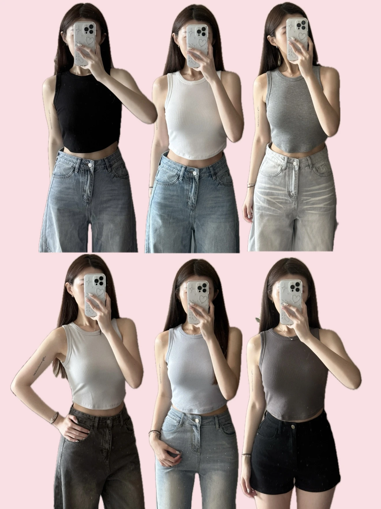 SH自訂回歸💓彈力削肩背心