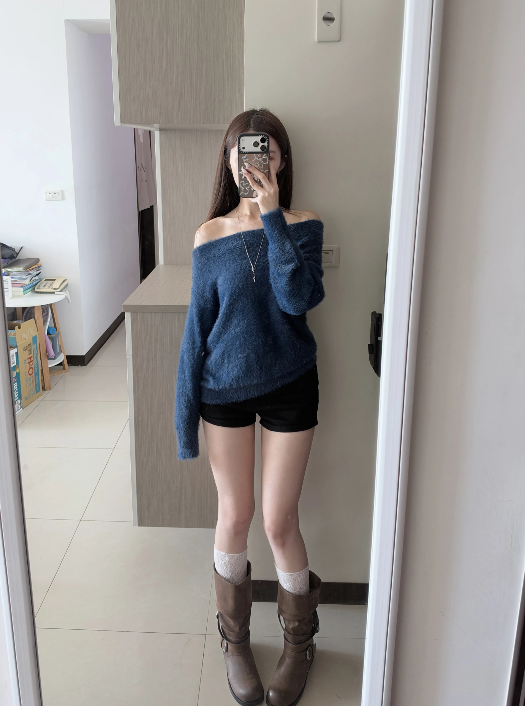 預購-修飾腿型瘦瘦長靴