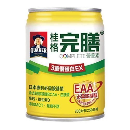 桂格完膳營養素 3重優蛋白EX 日本專利胺基酸 EAA 6600毫克  (1箱=24瓶)