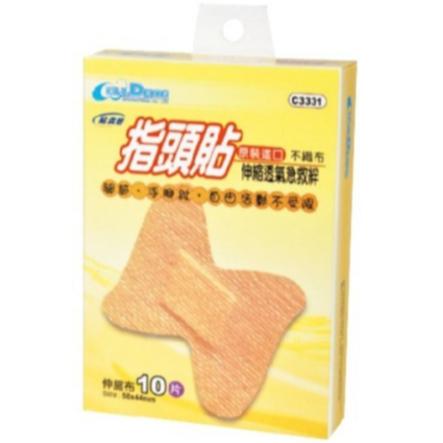 貼立舒 指頭貼 10片裝 伸縮 透氣急救絆 OK繃