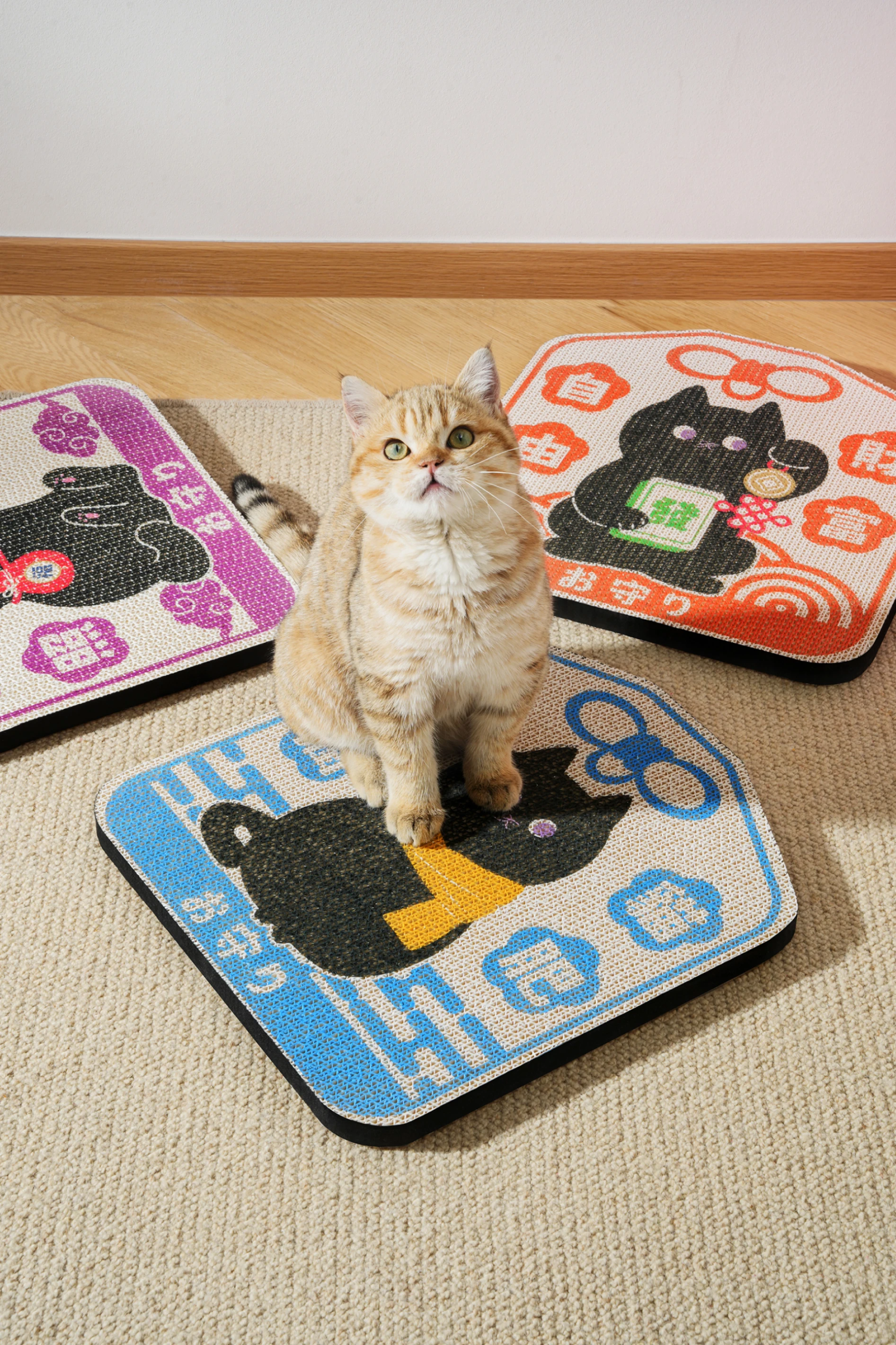 【霈尼 Pet’s Need】御守雙面貓抓板-六色可選