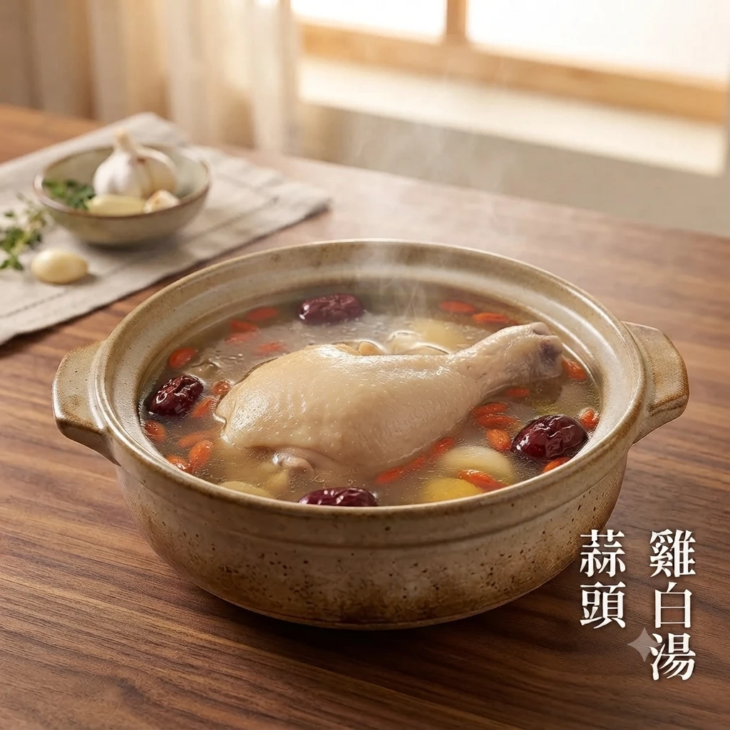 蒜頭雞白湯