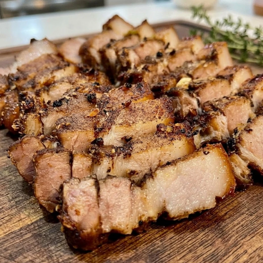 【二師兄】蒜香鹹豬肉