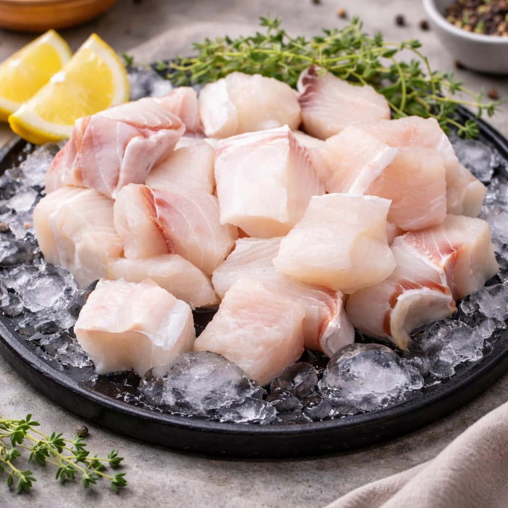 水鯊魚丁肉 / 500g