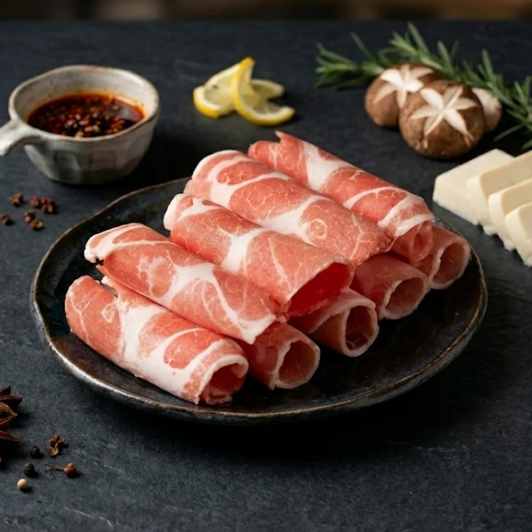 【台灣】豬梅花火鍋肉片/500g